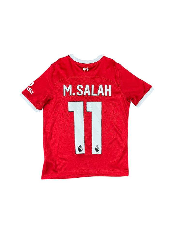 2023/24 Liverpool Home Shirt #10 M. SALAH - 9/10 - (11-12 Years)