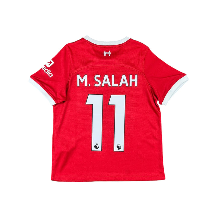 2023-24 Liverpool Nike Home Shirt #11 M. SALAH - 10/10 - (6-7 Years)