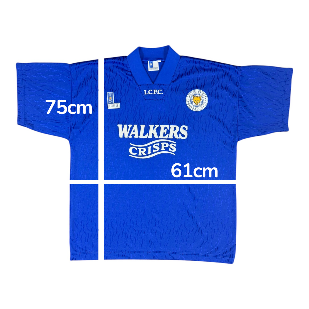 1992-94 Leicester City Home Shirt - 10/10 - (XL)