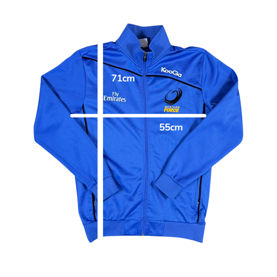Western Force Rugbhy Track Jacket - 8/10 - (S)
