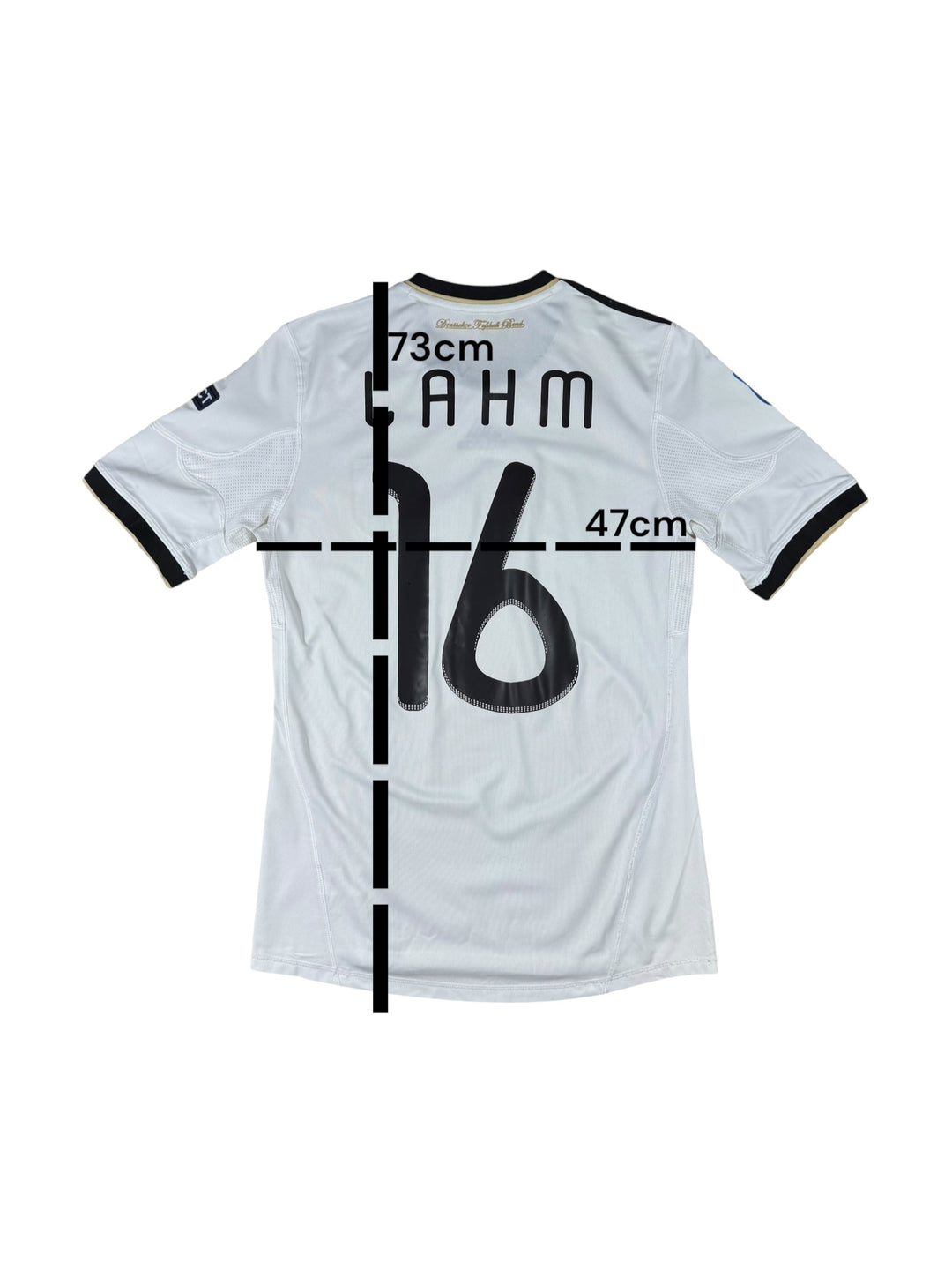 2010/11 Germany Adidas Home Football Shirt #16 LAHM - 7/10 - (L)