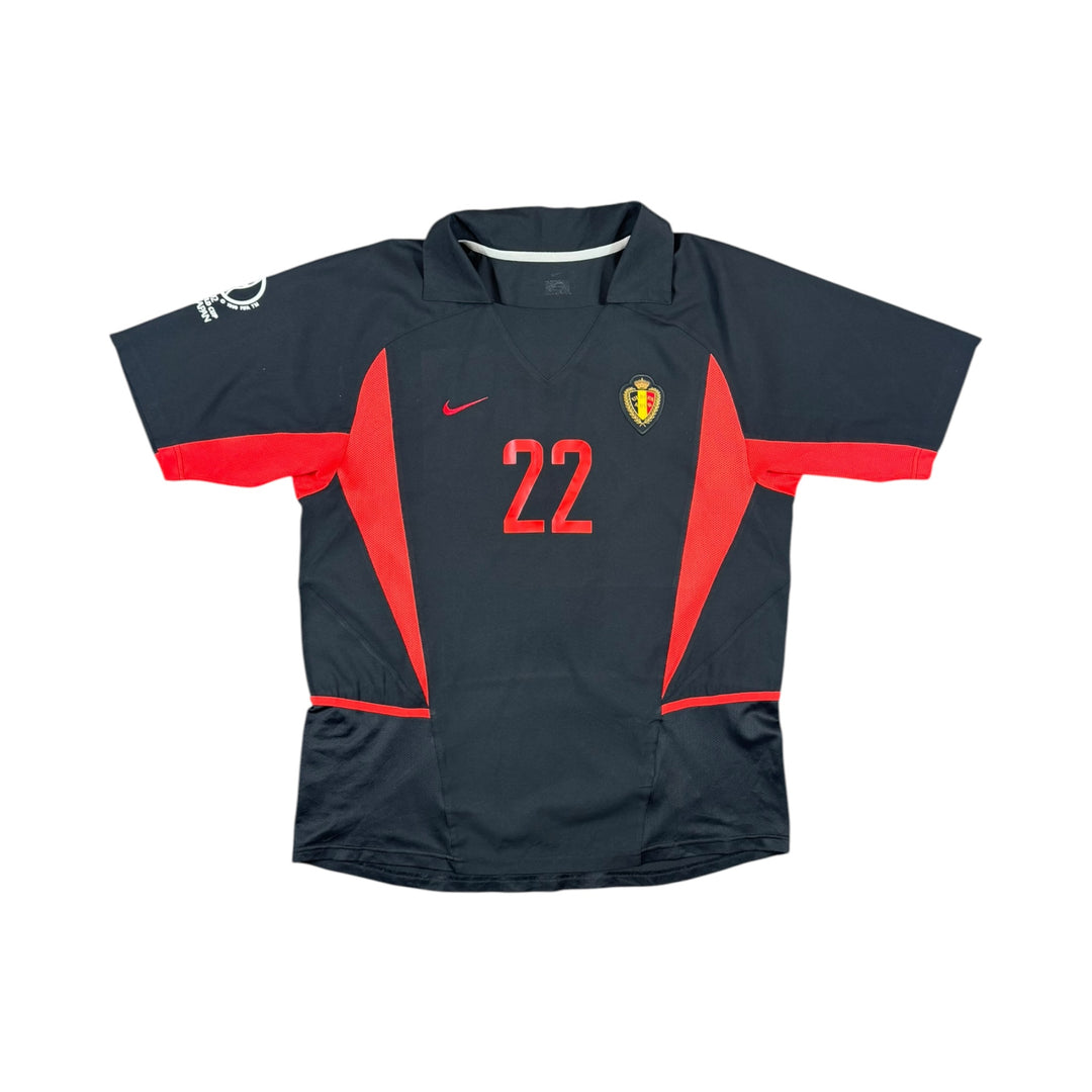 2002-04 Belgium Nike Away Shirt MPENZA M #22 - 10/10 - (XL)