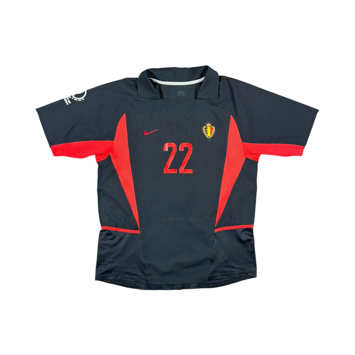 2002-04 Belgium Nike Away Shirt MPENZA M #22 - 10/10 - (XL)