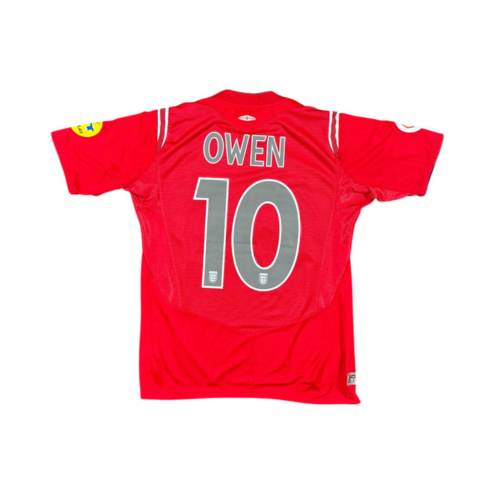 2004-06 England Umbro Away Shirt OWEN #10 - 8/10 - (S)