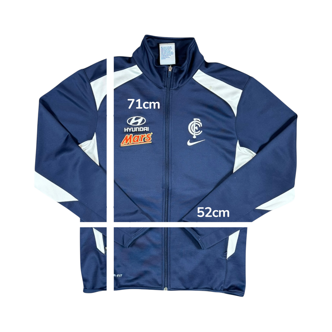 2010 Carlton Blues AFL Nike Track Jacket - 7/10 - (M)