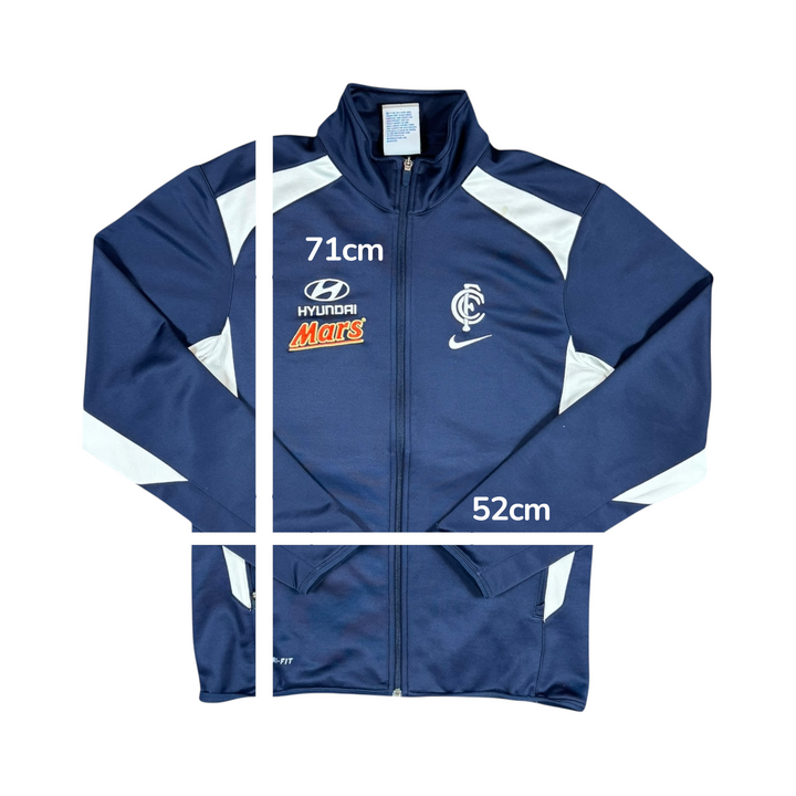2010 Carlton Blues AFL Nike Track Jacket - 7/10 - (M)
