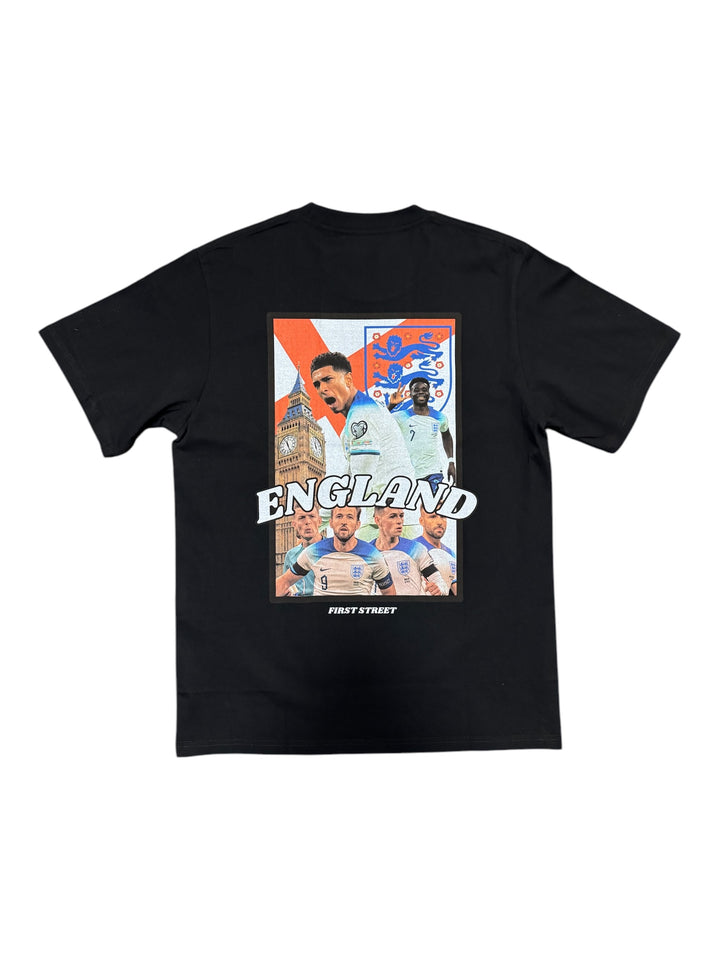 First Street England Football Tee