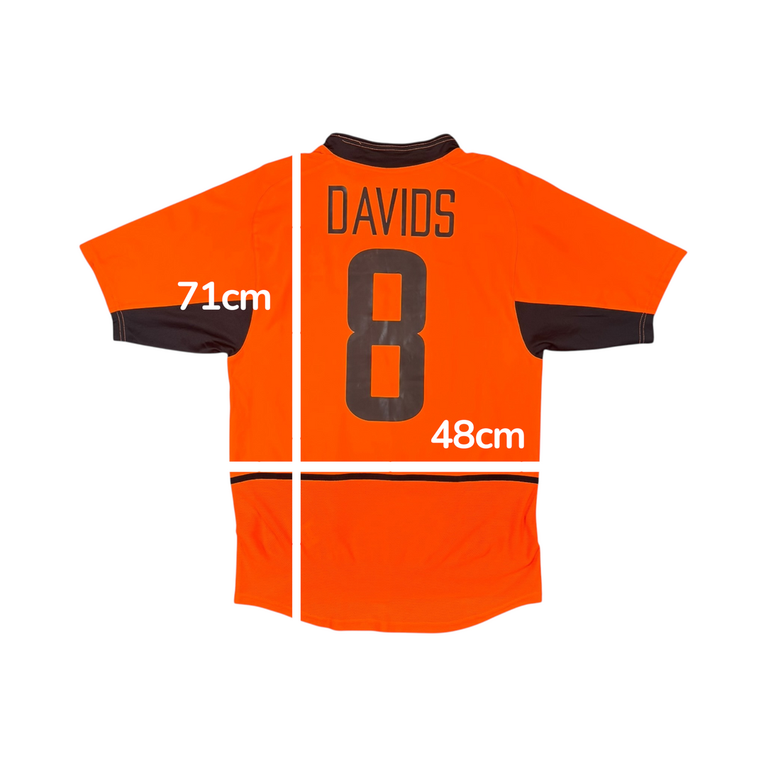 2002-04 Netherlands Nike Home Shirt DAVIDS #8 - 9/10 - (S)