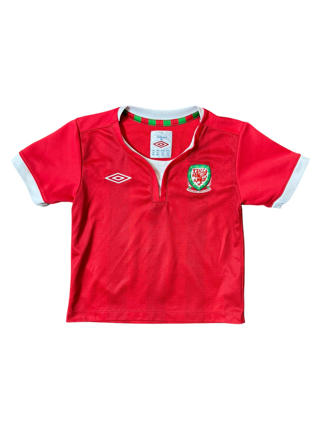 2011/12 Wales Home Shirt - 9/10 - (2-3 Years)