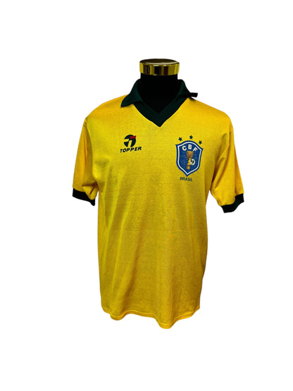 Brazil 1985/88 Home Football Jersey