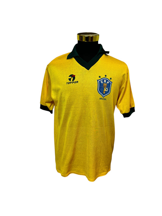 Brazil 1985/88 Home Football Jersey