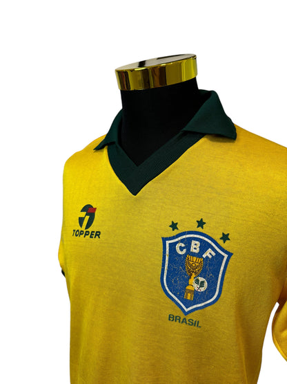 Brazil 1985/88 Home Football Jersey