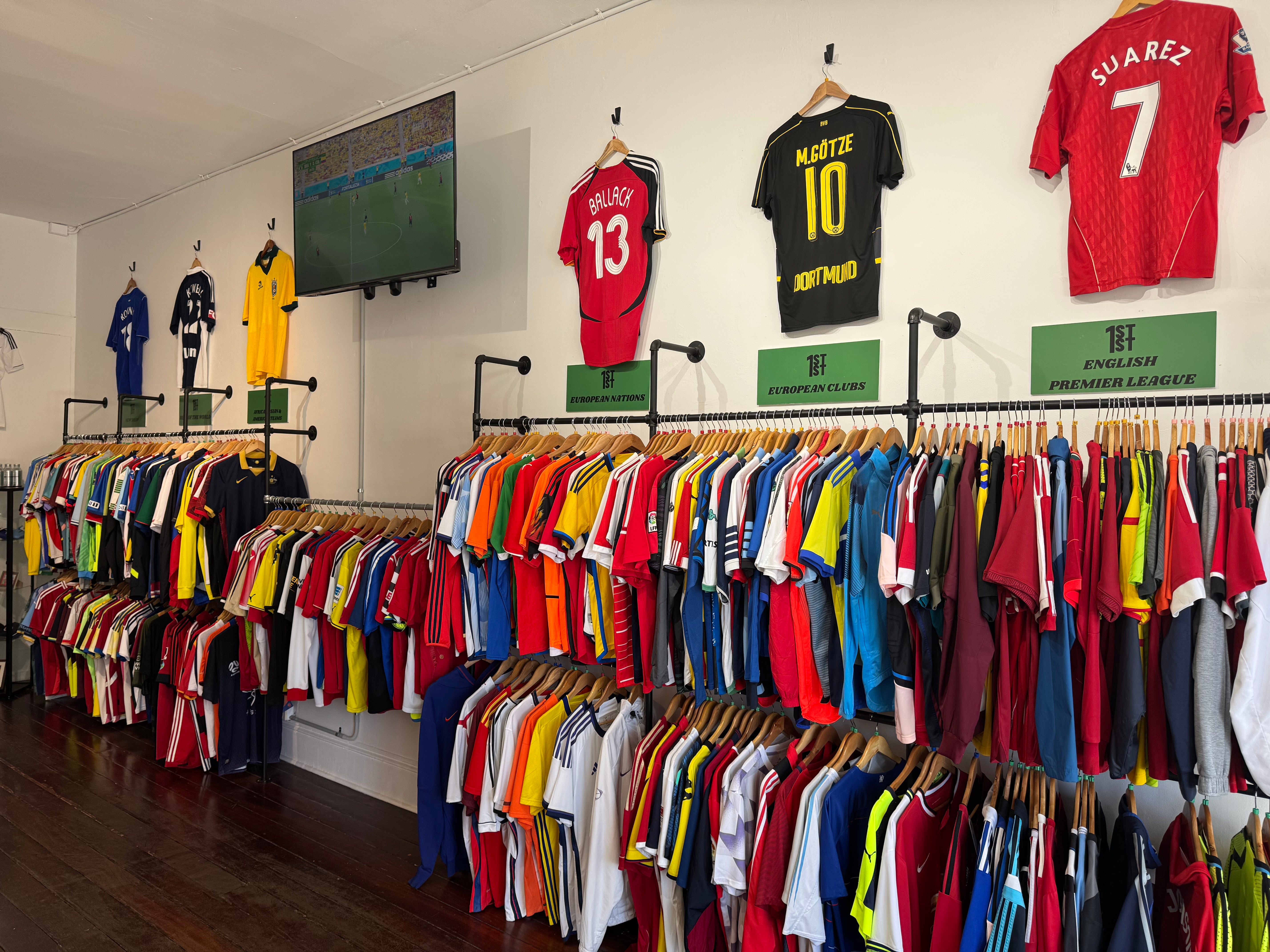 Football jersey shop on sale