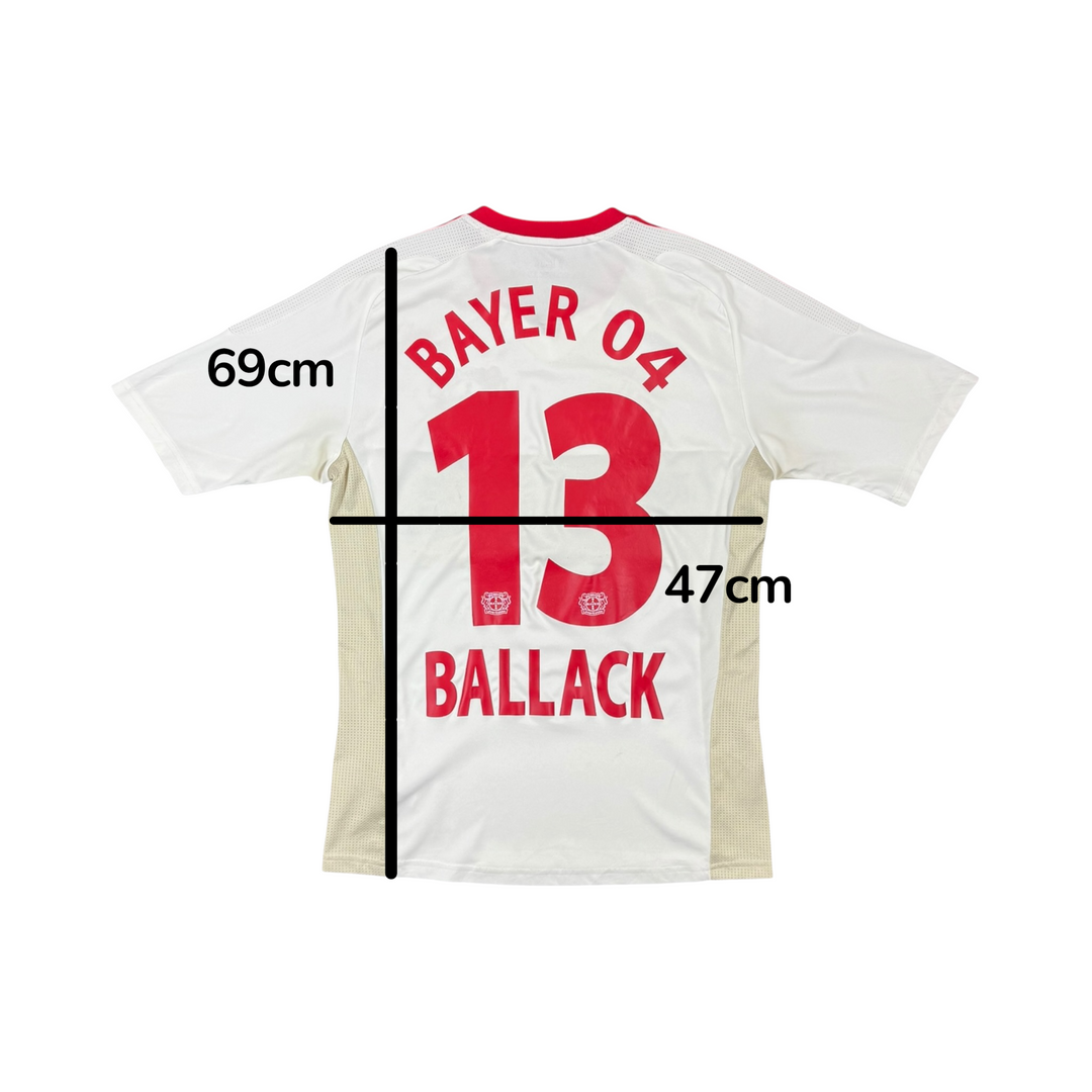 2011-12 Bayer Leveerkusen Adidas Away Shirt Ballack #13 - 7/10 - (M)