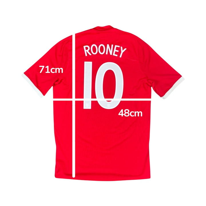 2010-11 England Umbro Away Shirt Rooney #10 - 10/10 - (M)
