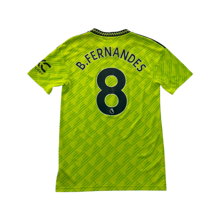 2022-23 Manchester United Adidas Third Shirt #8 B. FERNANDES - 9/10 - (S)