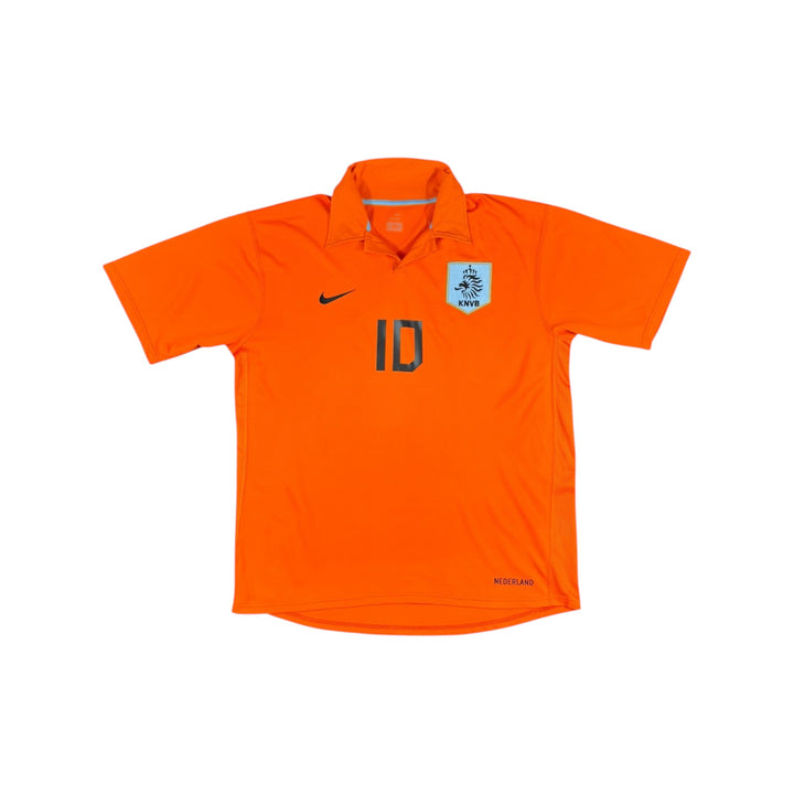 2006-08 Netherlands Nike Home Shirt #10 VD VAART - 9/10 - (XL)
