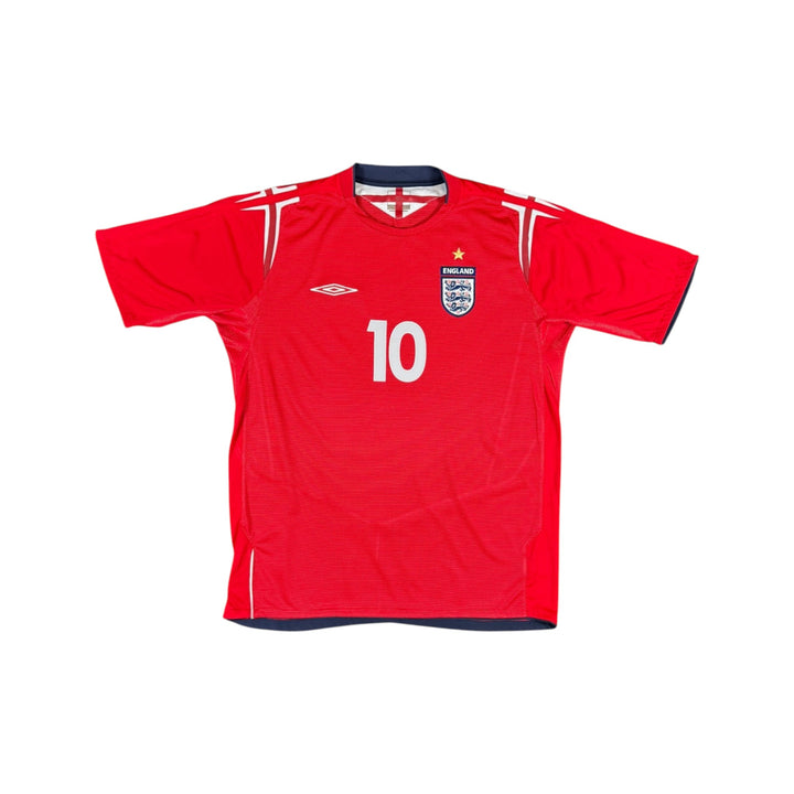 2004-06 England Umbro Away Shirt #10 OWEN - 8/10 - (L)