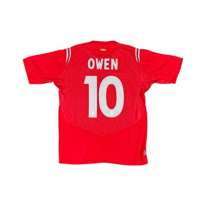 2004-06 England Umbro Away Shirt #10 OWEN - 8/10 - (L)