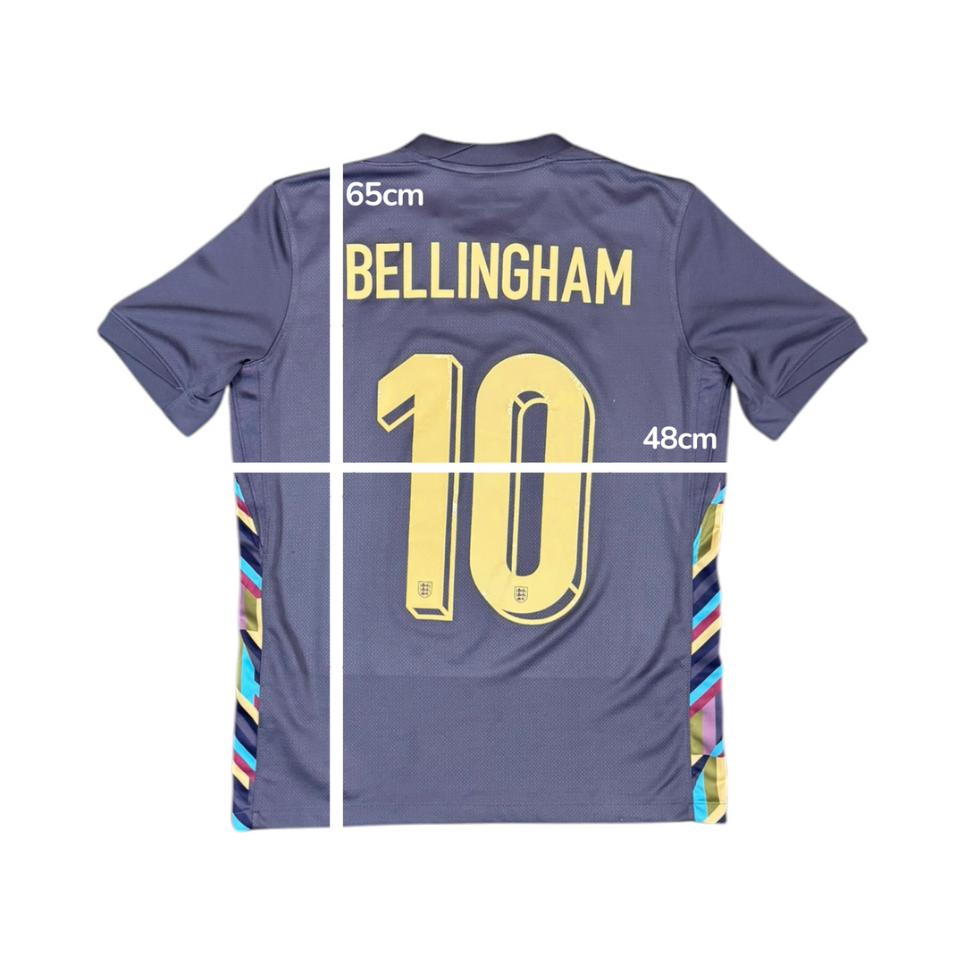 2024-25 England Away Shirt BELLINGHAM #10 - 6/10 - (14-15 Years)
